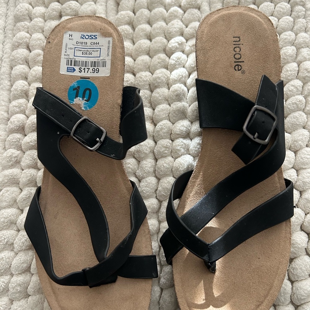 Nicole Black Women's Sandals